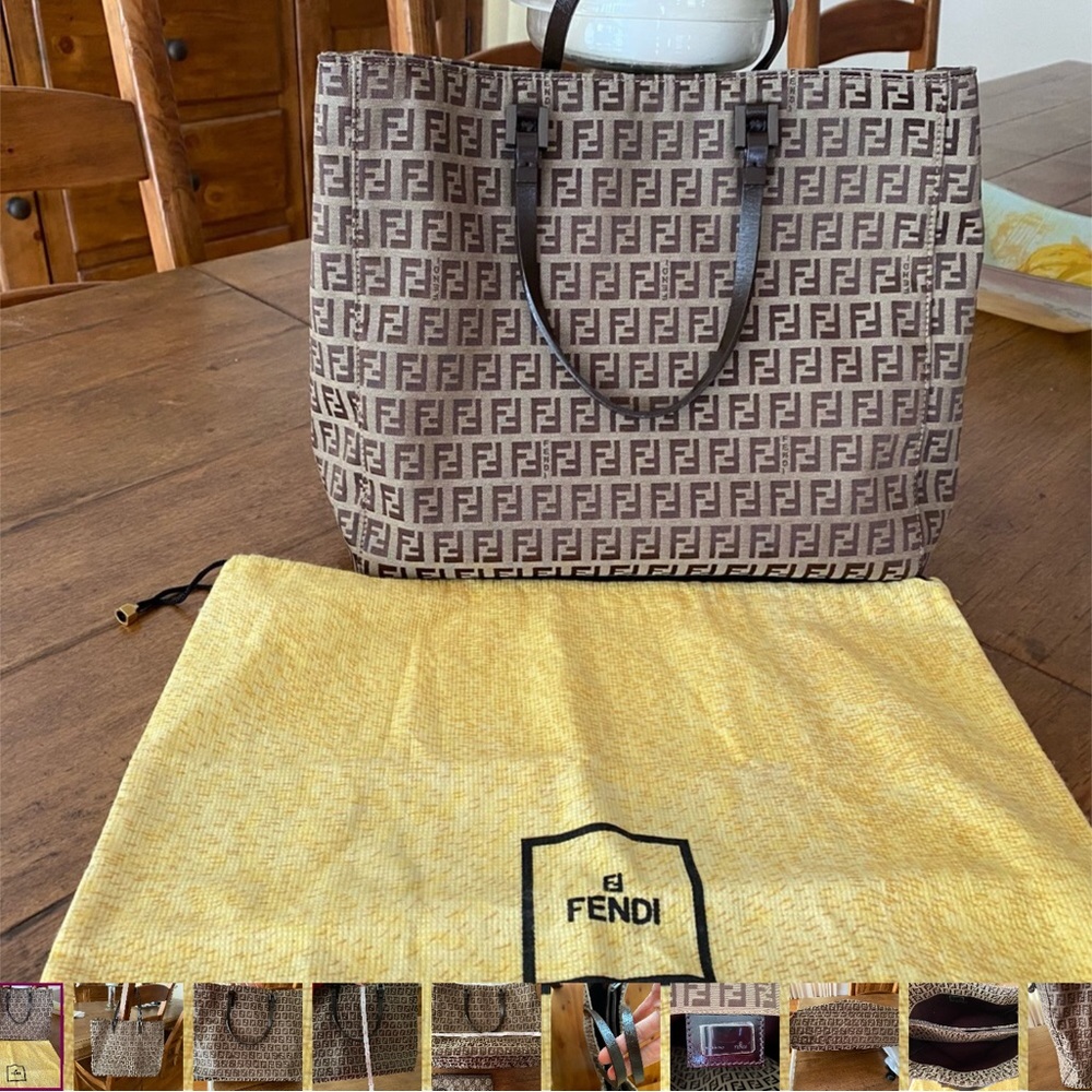 Fendi small zucca tote